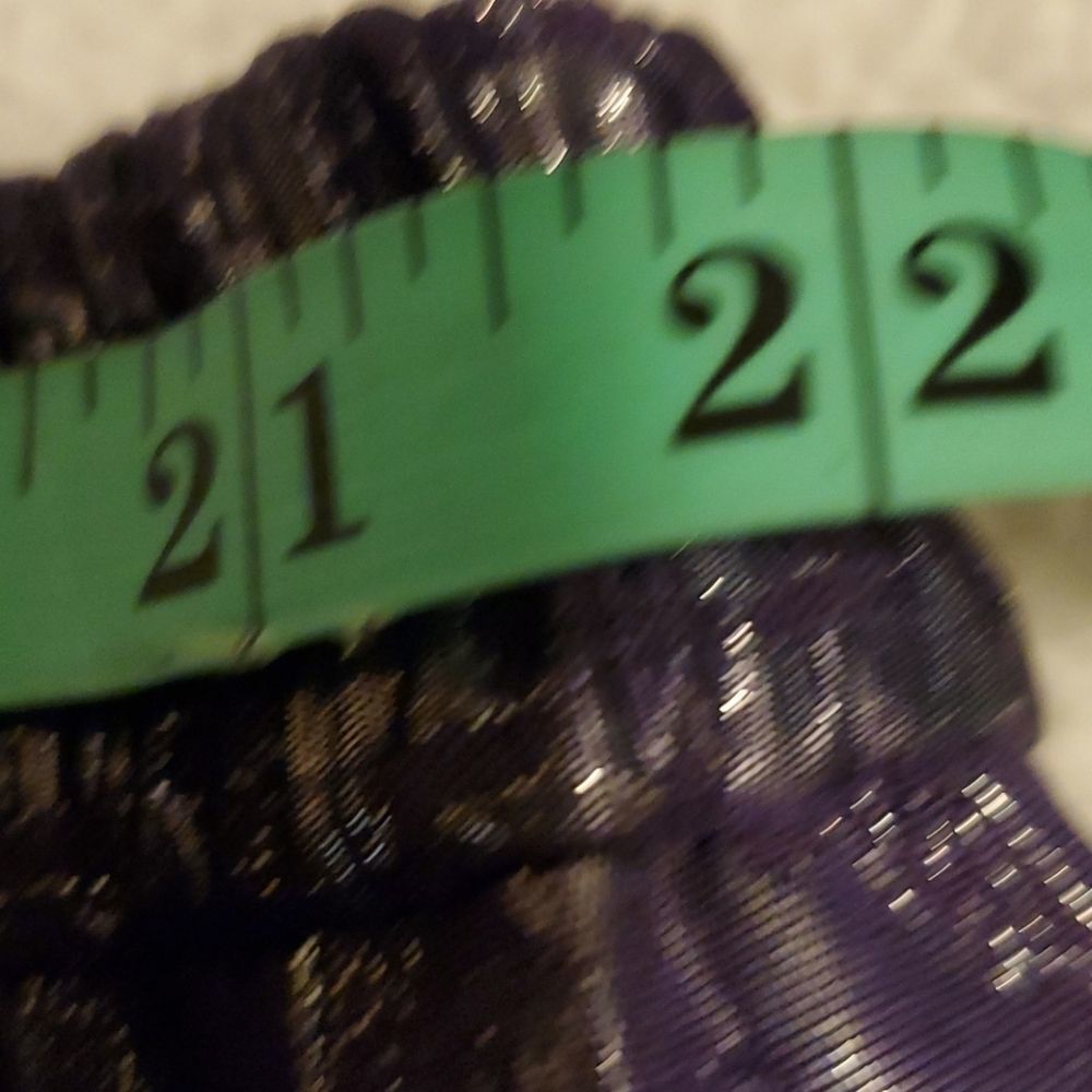 Giovanna Signature purple silver metallic woman 26W skirt set - Picture 15 of 16